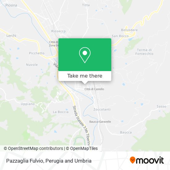 Pazzaglia Fulvio map
