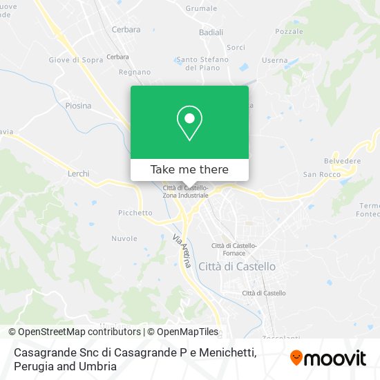Casagrande Snc di Casagrande P e Menichetti map