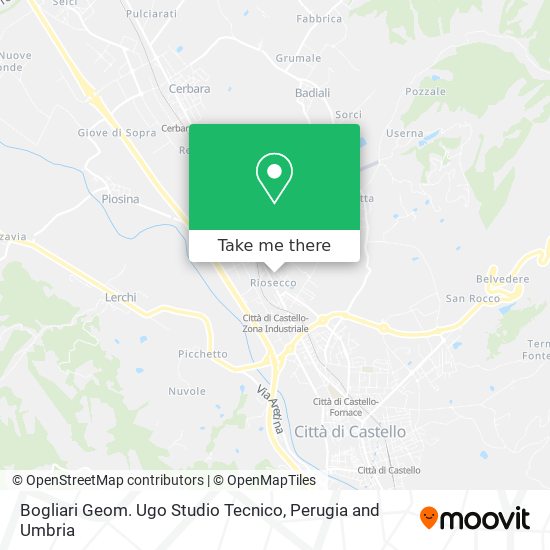 Bogliari Geom. Ugo Studio Tecnico map