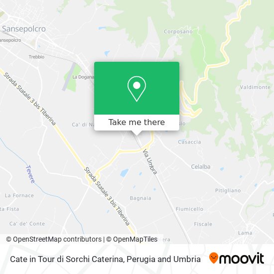 Cate in Tour di Sorchi Caterina map