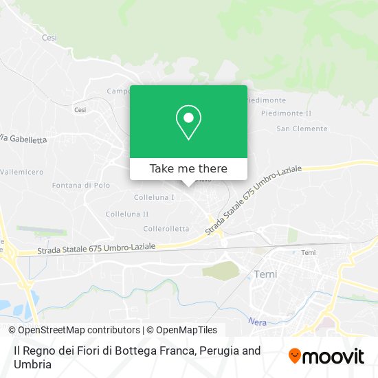 Il Regno dei Fiori di Bottega Franca map