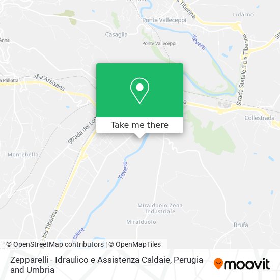 Zepparelli - Idraulico e Assistenza Caldaie map