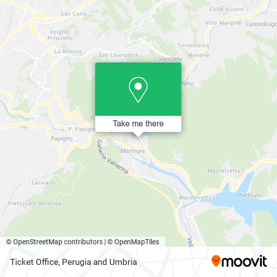 Ticket Office map