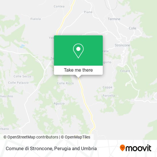 Comune di Stroncone map