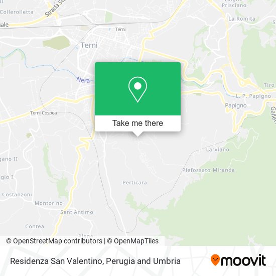 Residenza San Valentino map