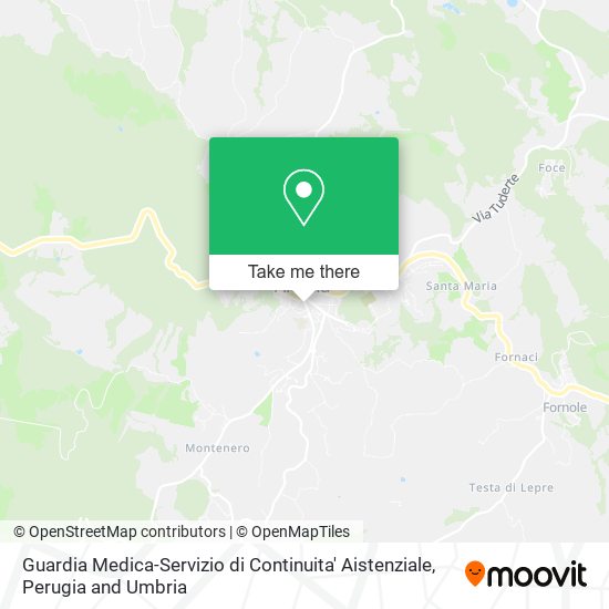 Guardia Medica-Servizio di Continuita' Aistenziale map