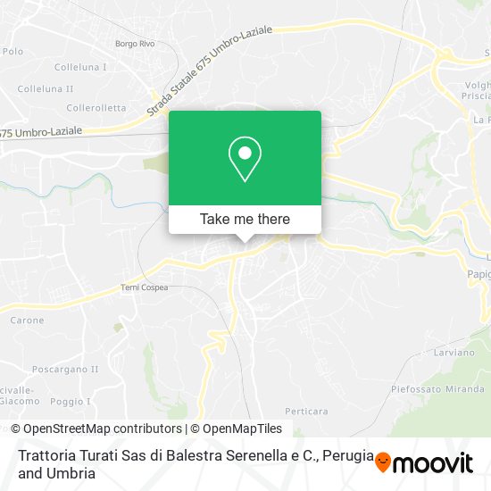 Trattoria Turati Sas di Balestra Serenella e C. map