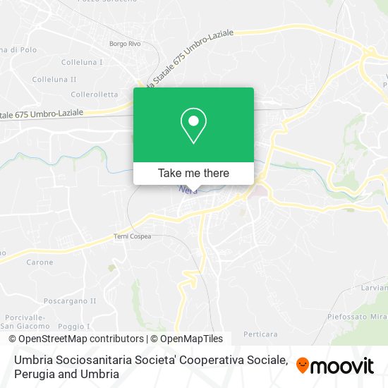 Umbria Sociosanitaria Societa' Cooperativa Sociale map