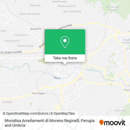 Monalisa Arredamenti di Moreno Reginelli map