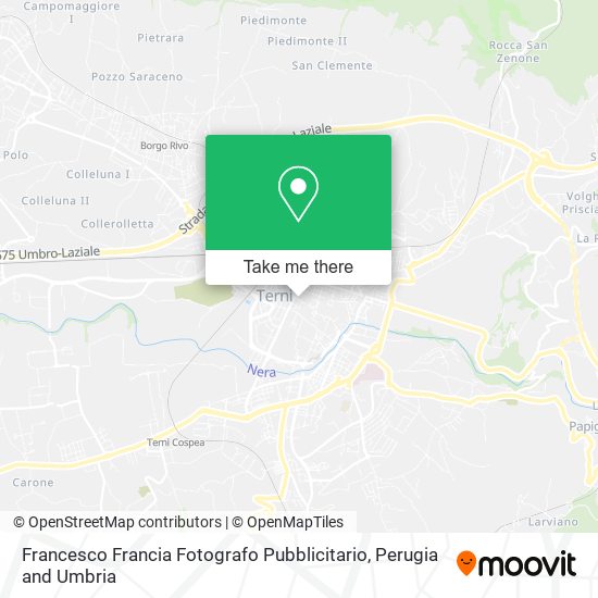 Francesco Francia Fotografo Pubblicitario map