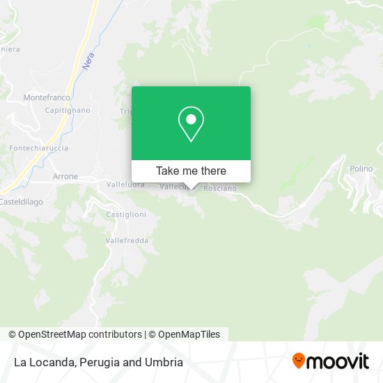 La Locanda map