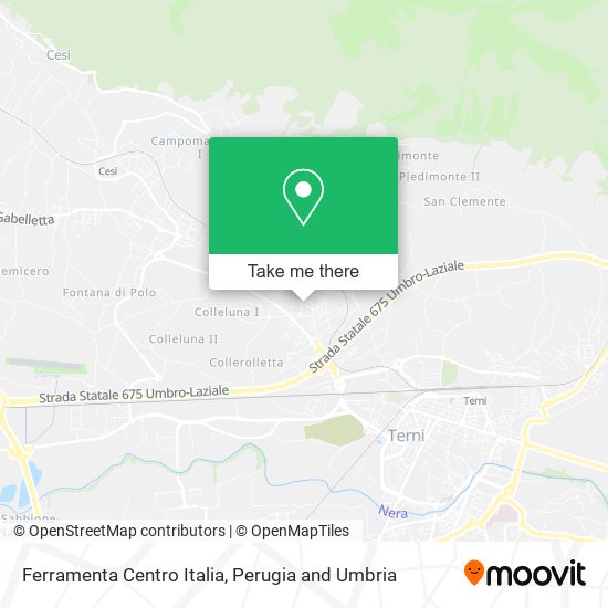 Ferramenta Centro Italia map