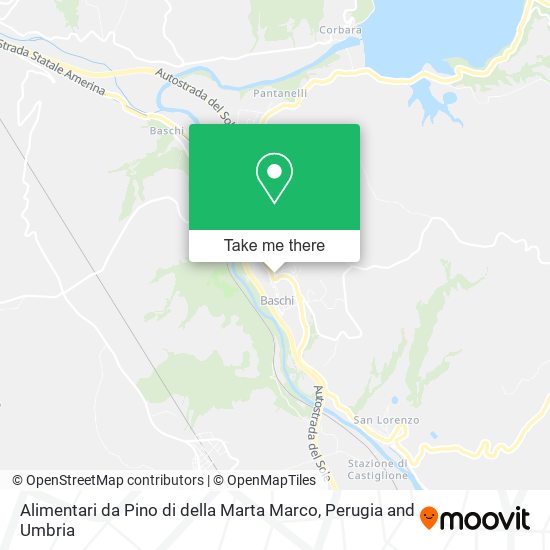 Alimentari da Pino di della Marta Marco map