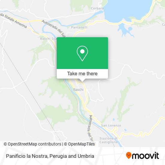 Panificio la Nostra map