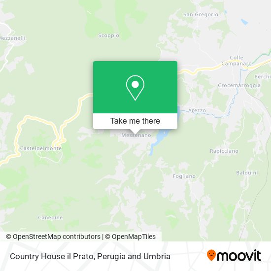 Country House il Prato map