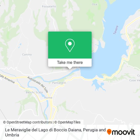 Le Meraviglie del Lago di Boccio Daiana map