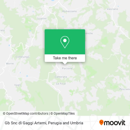 Gb Snc di Gaggi Artemi map