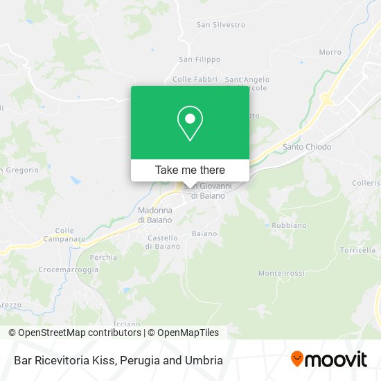 Bar Ricevitoria Kiss map