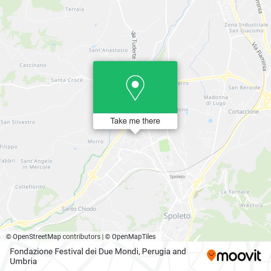 Fondazione Festival dei Due Mondi map