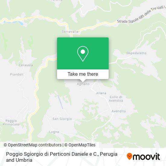 Poggio Sgiorgio di Perticoni Daniele e C. map