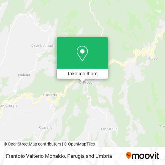 Frantoio Valterio Monaldo map