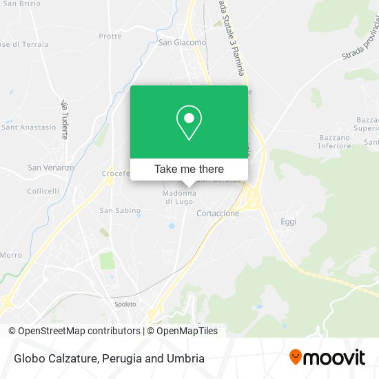 Globo Calzature map