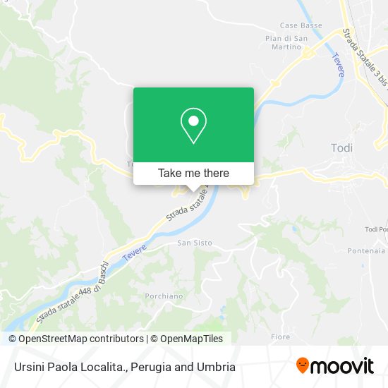 Ursini Paola Localita. map