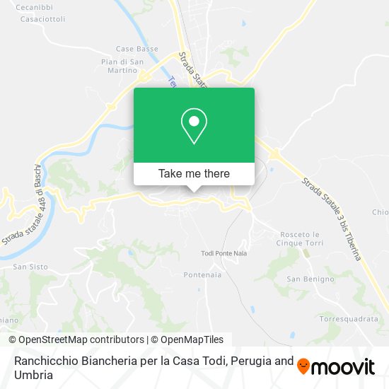 Ranchicchio Biancheria per la Casa Todi map