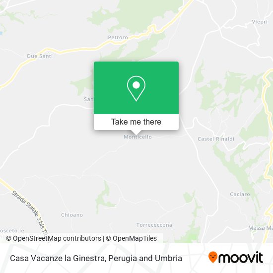 Casa Vacanze la Ginestra map