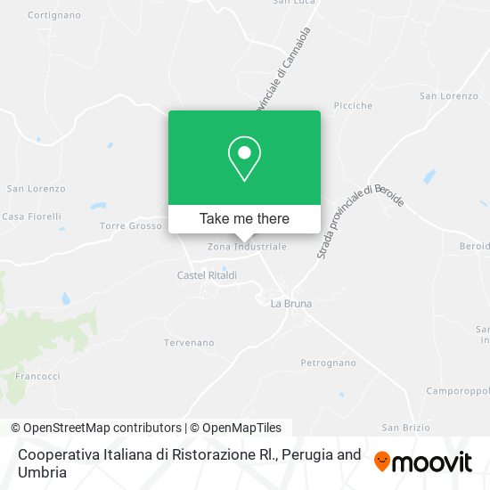 Cooperativa Italiana di Ristorazione Rl. map