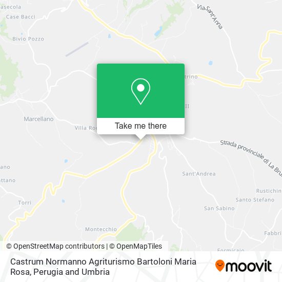 Castrum Normanno Agriturismo Bartoloni Maria Rosa map