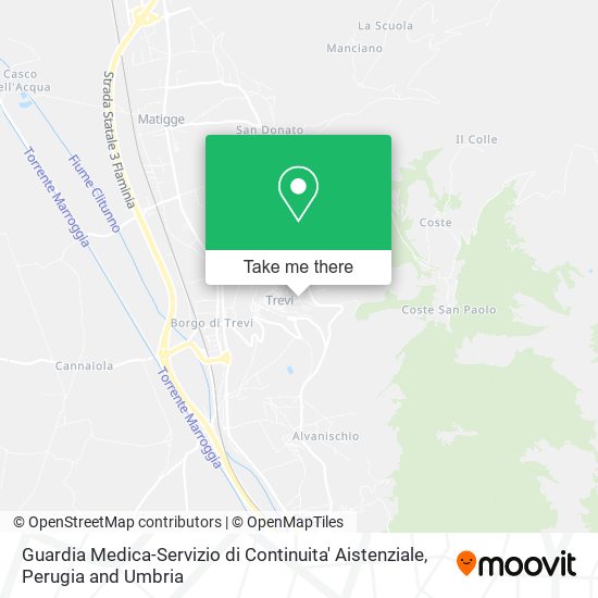 Guardia Medica-Servizio di Continuita' Aistenziale map