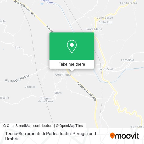 Tecno-Serramenti di Parlea Iustin map