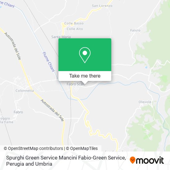 Spurghi Green Service Mancini Fabio-Green Service map