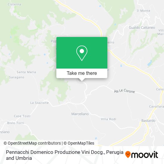 Pennacchi Domenico Produzione Vini Docg. map