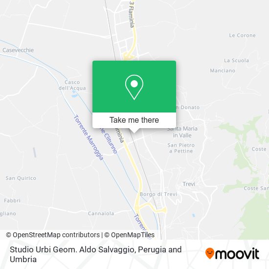 Studio Urbi Geom. Aldo Salvaggio map