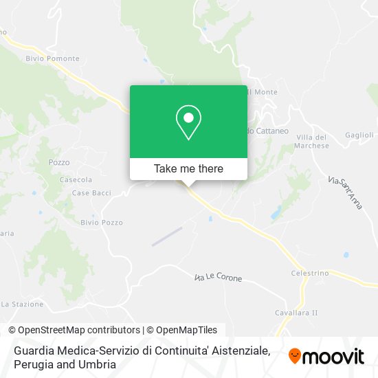 Guardia Medica-Servizio di Continuita' Aistenziale map