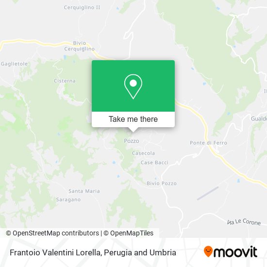 Frantoio Valentini Lorella map