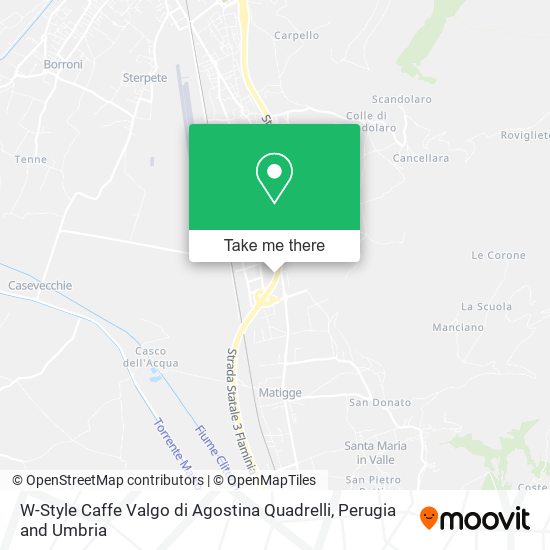 W-Style Caffe Valgo di Agostina Quadrelli map