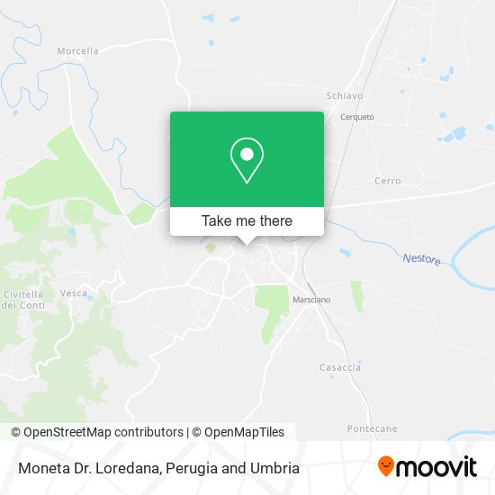 Moneta Dr. Loredana map