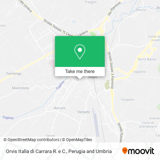 Orvis Italia di Carrara R. e C. map