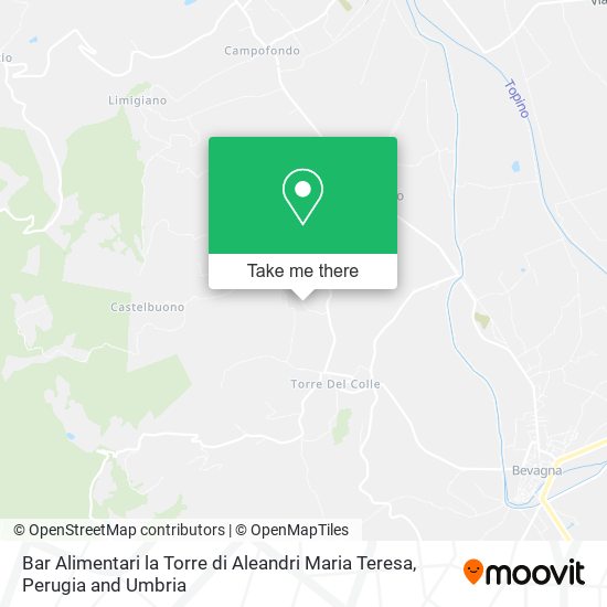 Bar Alimentari la Torre di Aleandri Maria Teresa map