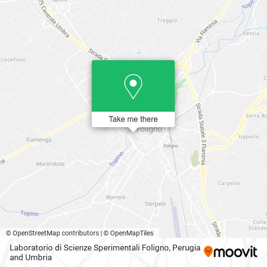 Laboratorio di Scienze Sperimentali Foligno map