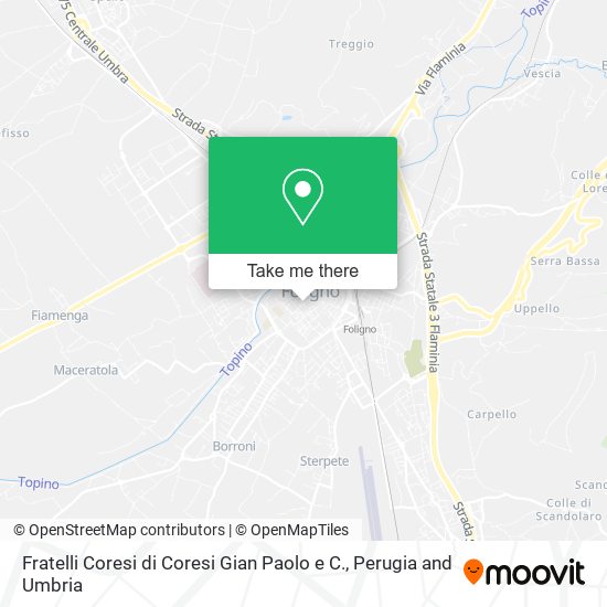 Fratelli Coresi di Coresi Gian Paolo e C. map