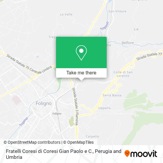 Fratelli Coresi di Coresi Gian Paolo e C. map