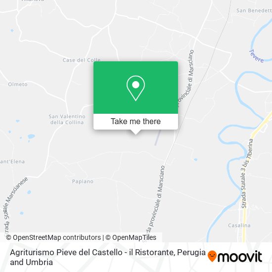 Agriturismo Pieve del Castello - il Ristorante map