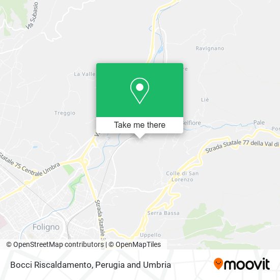 Bocci Riscaldamento map