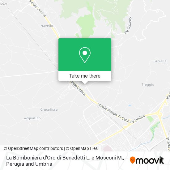 La Bomboniera d'Oro di Benedetti L. e Mosconi M. map