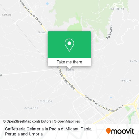 Caffetteria Gelateria la Paola di Micanti Paola map