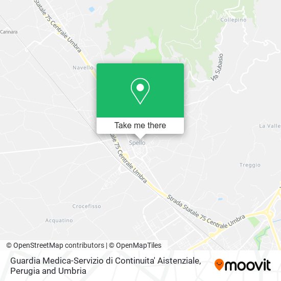 Guardia Medica-Servizio di Continuita' Aistenziale map